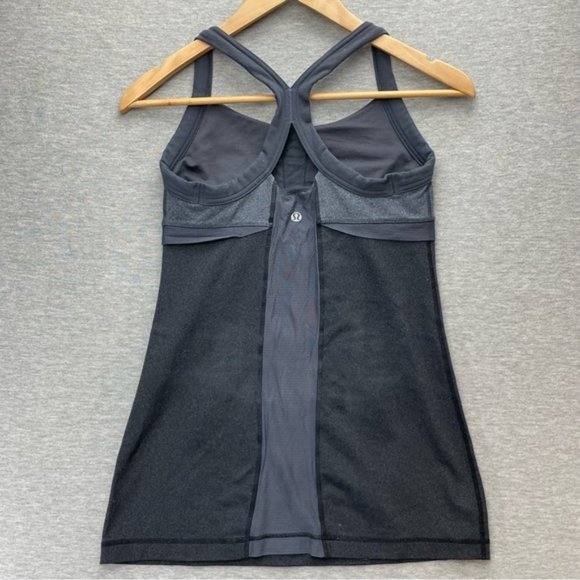 Lululemon Black Grey Womens Halter Top - Picture 3 of 7